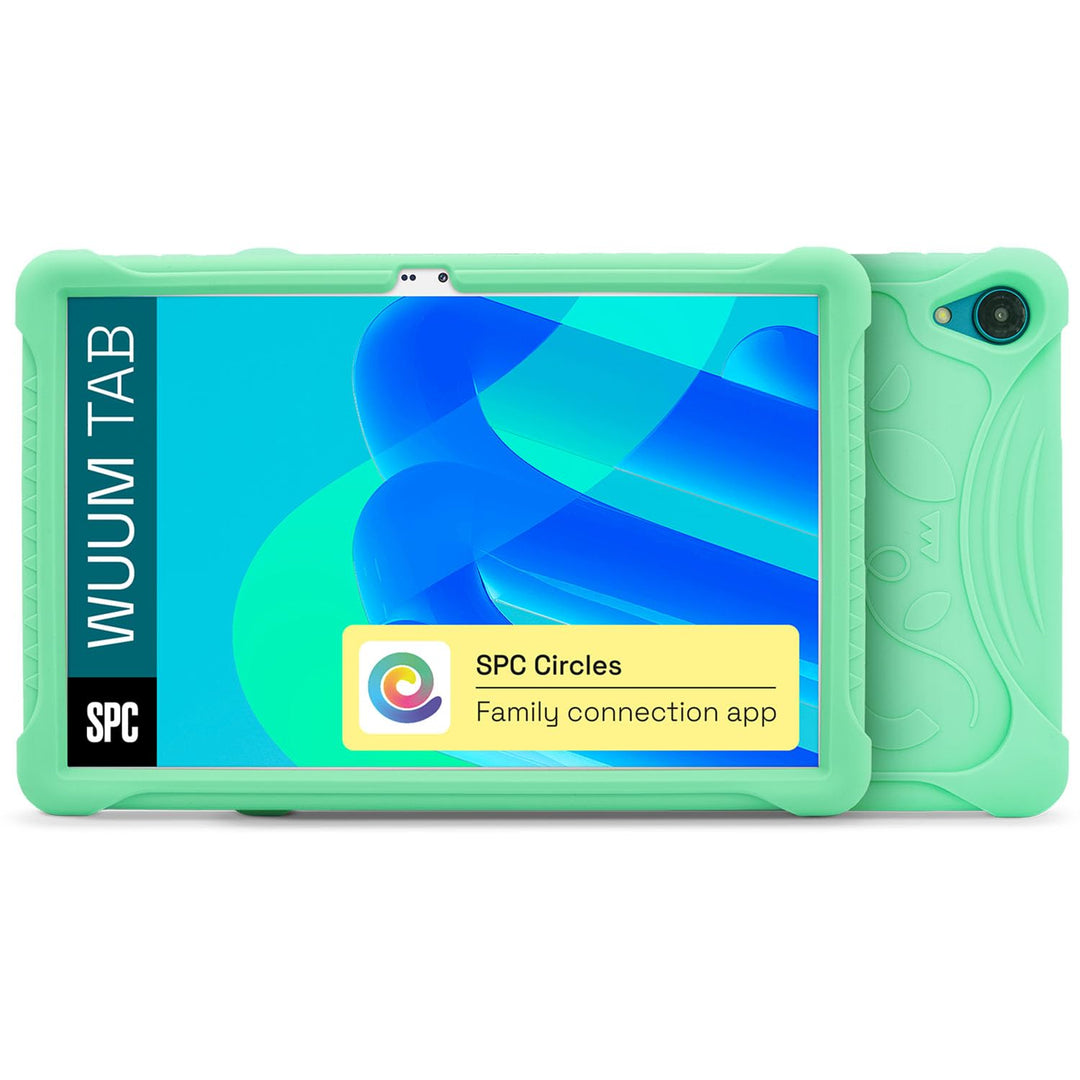 SPC WUUM TAB - Kinder-Tablet mit Hülle, Kindersicherung, sicherem Chat, Apps und Zeitmanagement von