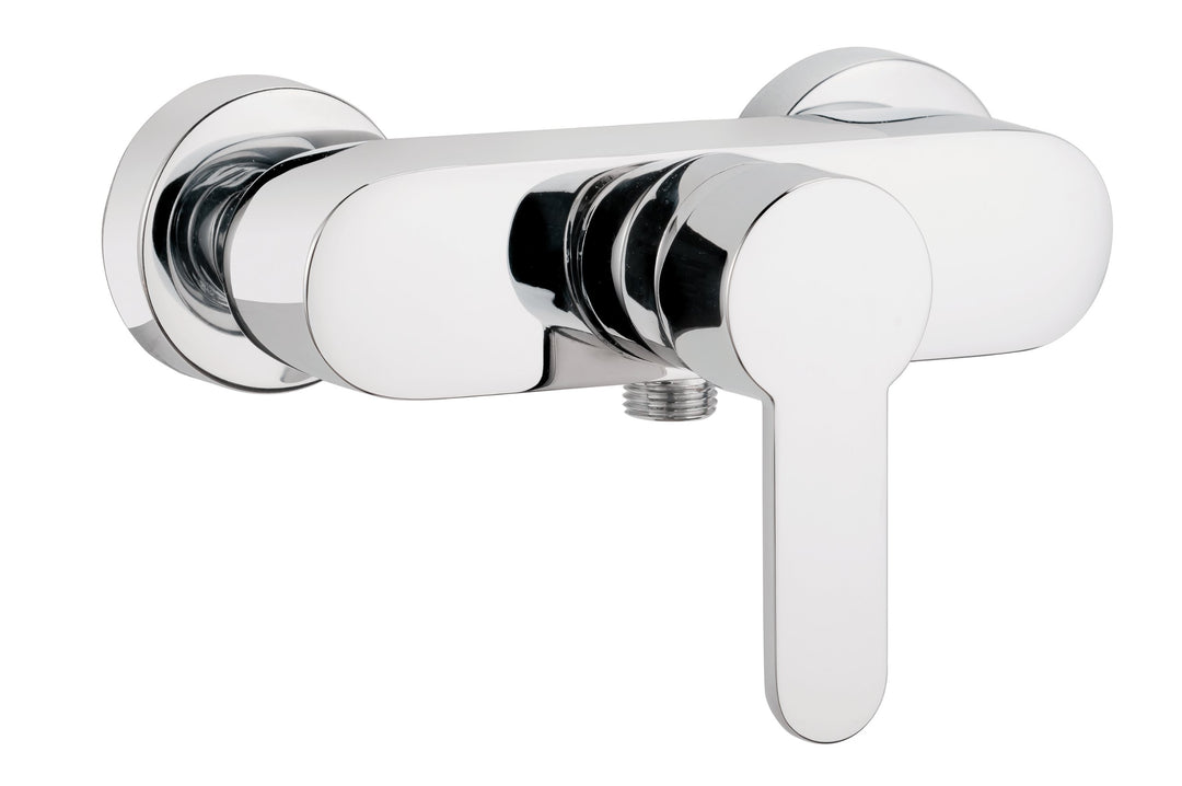 aquaSu® Einhandmischer Sanmix Style für Brause | Chrom | Wasserhahn | Einhebelmischer Chrom | Sanmix