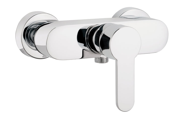 aquaSu® Einhandmischer Sanmix Style für Brause | Chrom | Wasserhahn | Einhebelmischer Chrom | Sanmix