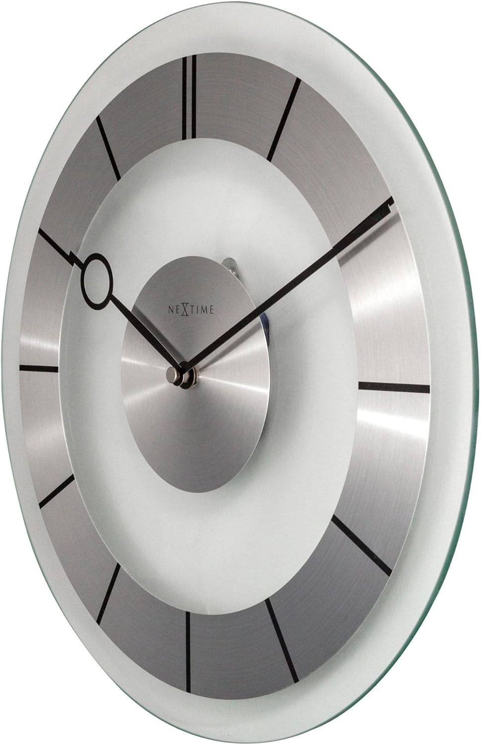 NeXtime NT2790 Retro Wanduhren, Metall und Kunststoff, Glass, Ø 31 cm