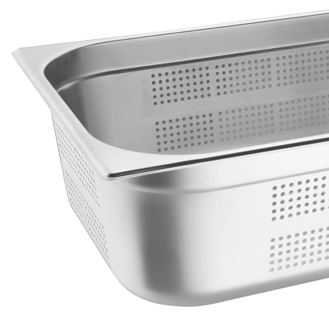 Vogue K842 GN-Behälter Edelstahl 20cm GN1/1 gelocht , 150mm, 150mm