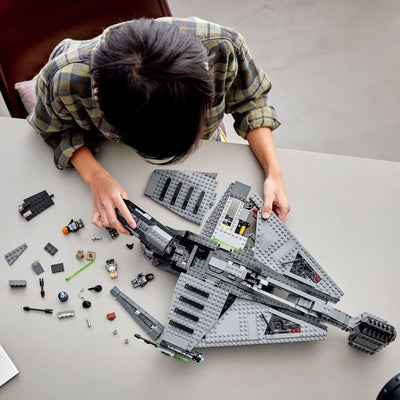 LEGO 75323 Star Wars Die Justifier, baubares Raumschiff-Spielzeug für Jungen und Mädchen, Sternensch