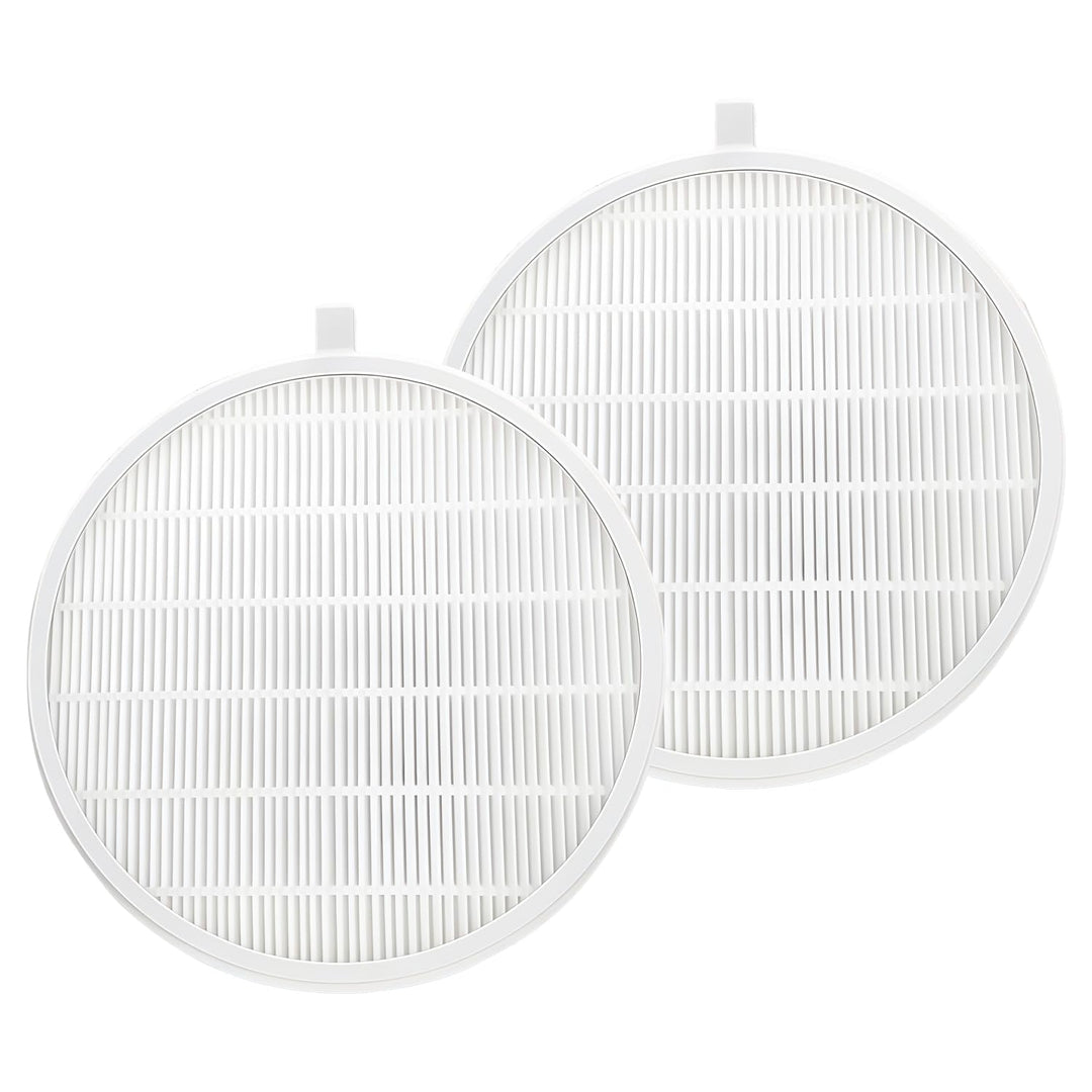 2er-Packung Ersatzfilter für Nagelstaubsammler - 17x17 cm Weisses Polypropylen-Gewebe, kompatibel mi