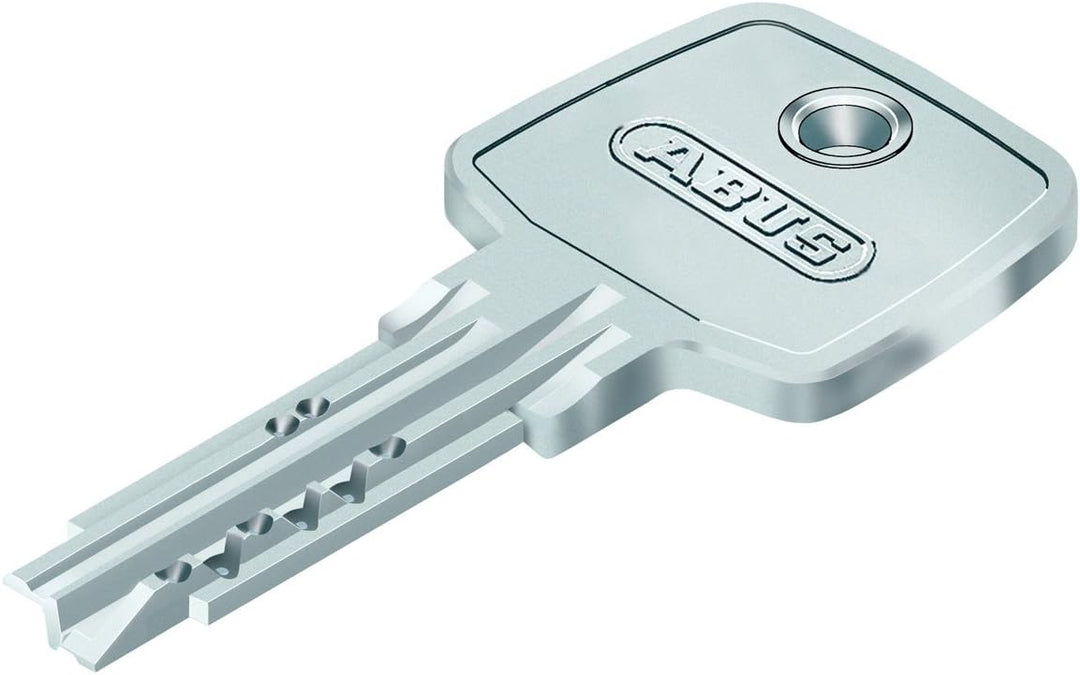 ABUS EC-SNP 45005 Türzylinder Für Aussentüren/Wohnungstüren, silber 40/40 mm, 40/40 mm