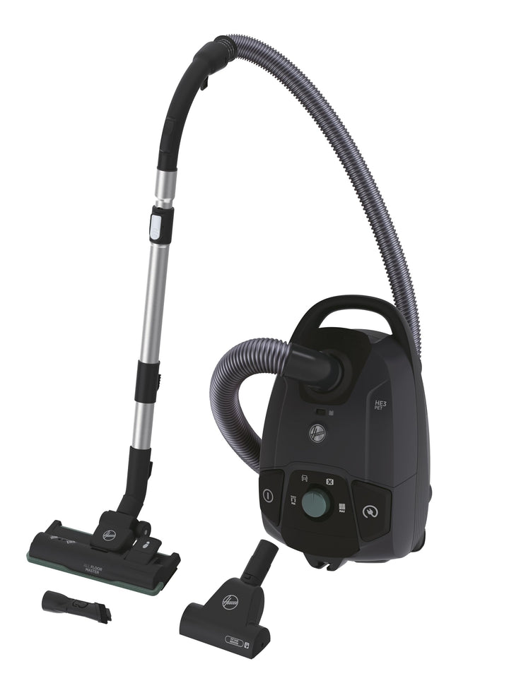 Hoover Bodenstaubsauger mit Beutel & Tierhaar-Düse, Universal-Düse für alle Böden,