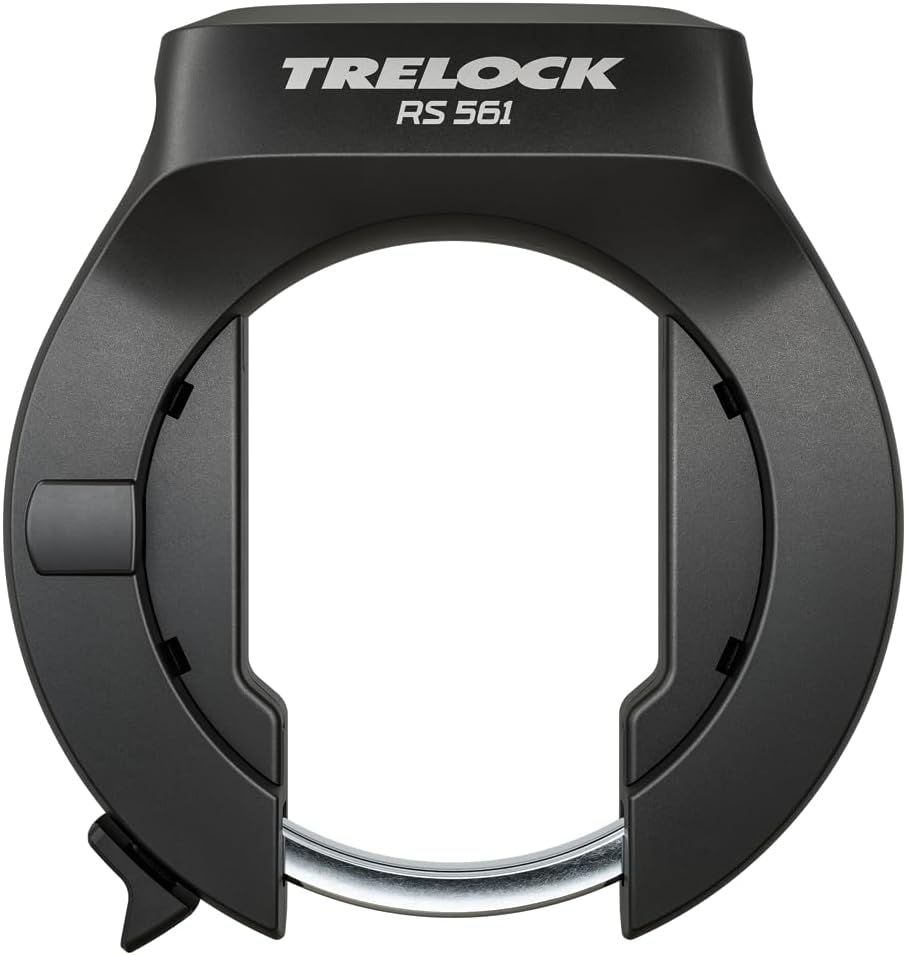 TRELOCK RS 561 AZ + ZR 355 – Rahmenschloss Set mit 100 cm Einsteckkette und Satteltasche – Sicherhei