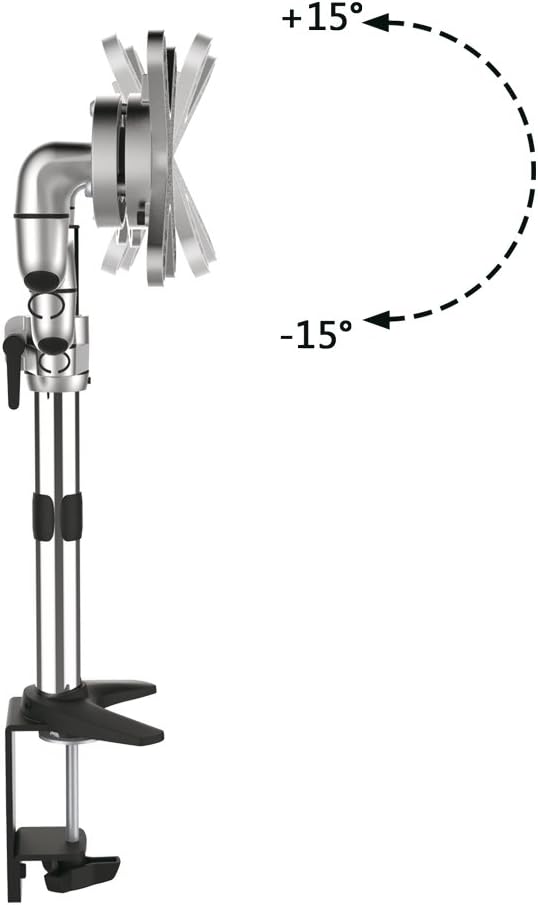 PureMounts Monitor Halterung für Schreibtische bis 71cm (28 Zoll), schwenkbar, neigbar, drehbar, VES