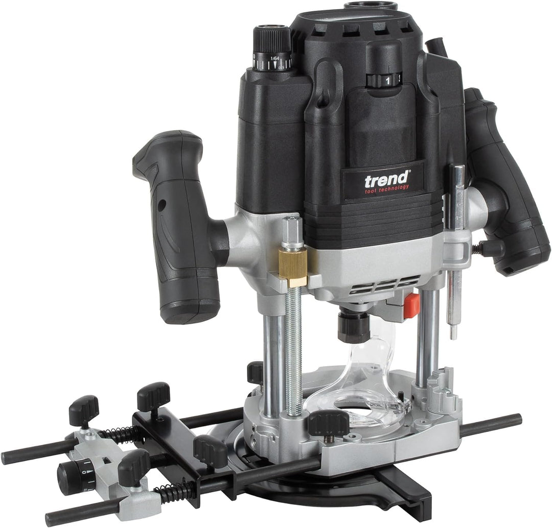 Trend T8 12mm Dual-Mode Oberfräse für die Werkstatt, Entwickelt für den Einsatz per Hand und am Fräs