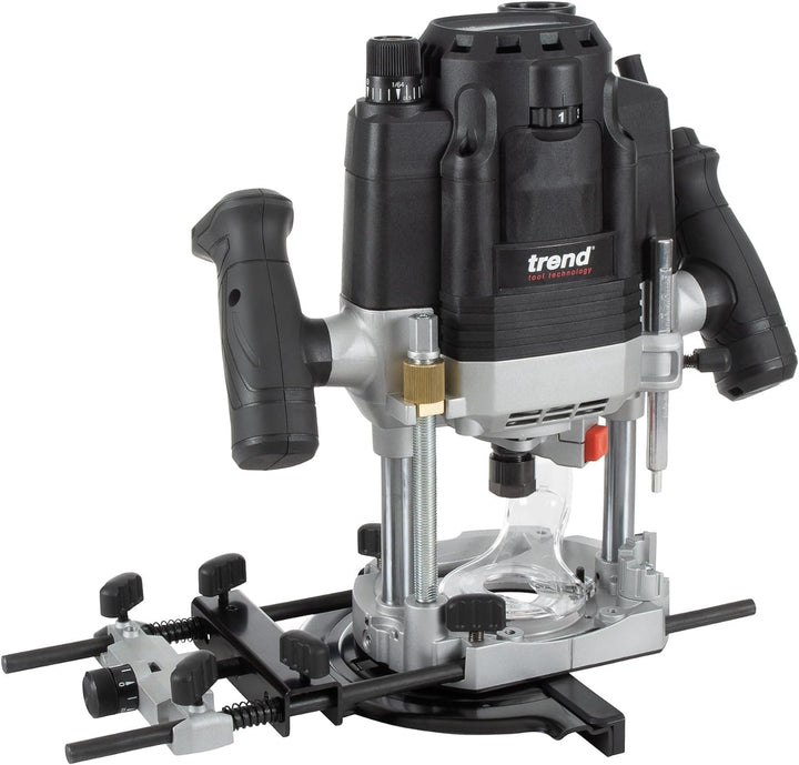 Trend T8 12mm Dual-Mode Oberfräse für die Werkstatt, Entwickelt für den Einsatz per Hand und am Fräs