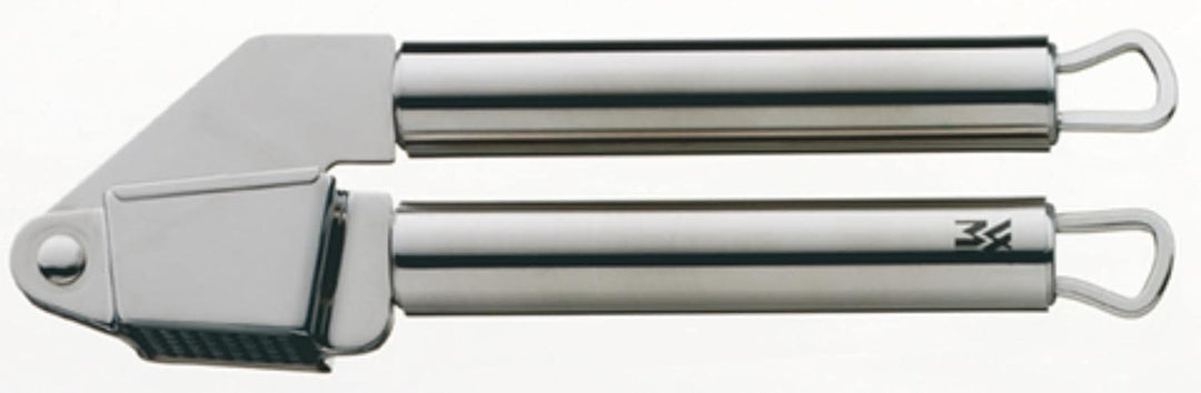 WMF Gourmet Gemüseschneider manuell mit Seilzug, 900ml & Profi Plus Knoblauchpresse 17,5 cm, Cromarg