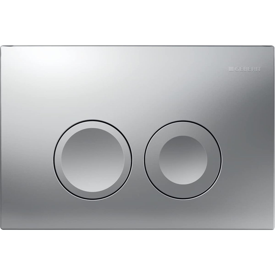 Geberit 115125115 Delta 25 Betätigungsplatte, Chrom-glänzend, Chrom-glänzend