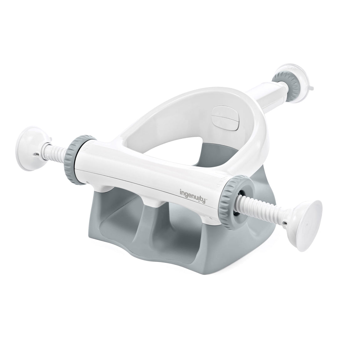 Summer My Bath Seat(Grau) - Baby-Badewannensitz zum Baden im Sitzen, mit Rückenlehnenstütze und Saug