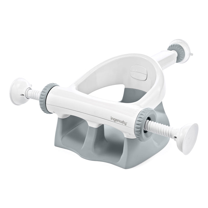 Summer My Bath Seat(Grau) - Baby-Badewannensitz zum Baden im Sitzen, mit Rückenlehnenstütze und Saug