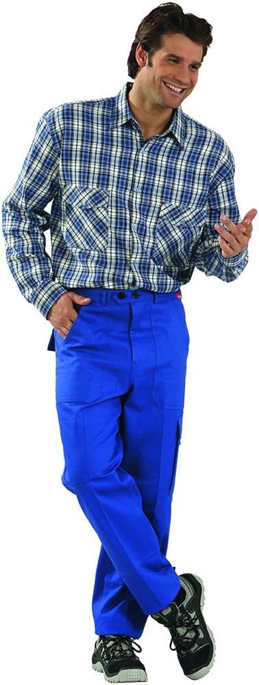Planam Grösse 54 Herren BW 290 Cargo-Bundhose Kornblau Modell 0181
