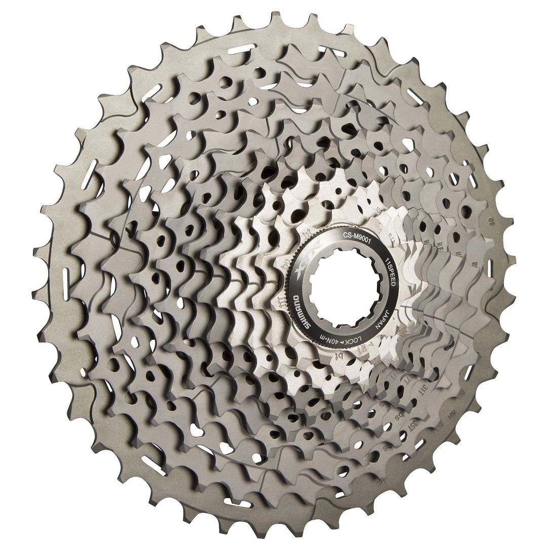Zahnkranz-Kassette Shimano CSM9001 11-f.11-13-15-17-19-21-24-27-31-35-40 Z. Schwarz Einheitsgrösse,