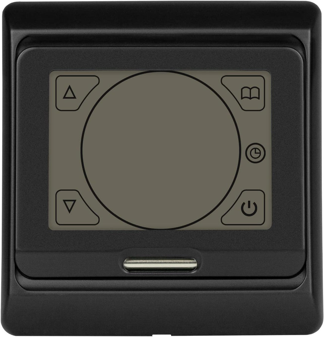 E91 Digital-Thermostat Raumregler mit Touch-Display und EXT. Sensor 10kOhm, für Fussbodenheizung ele
