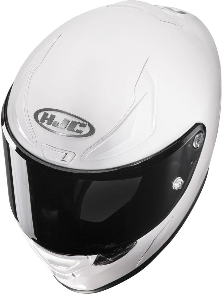 HJC RPHA 1 Solid Racing Helmet Motorradhelm Rennhelm FIM ECE 22.06 Integralhelm XXL Weiss, XXL Weiss