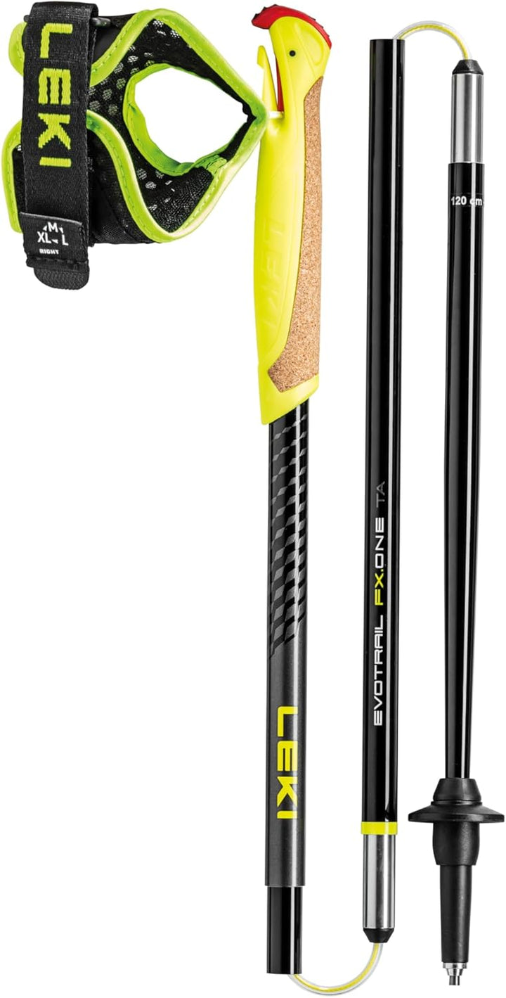 Leki Cross Trail FX Superlite compact Stöcke 115 black-neonyellow-dk anthracite, 115 black-neonyello
