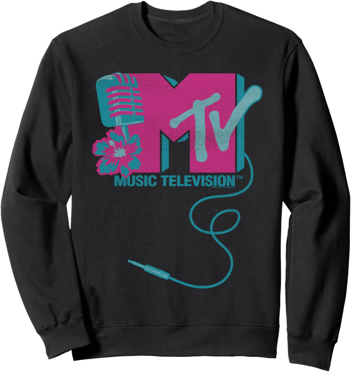 MTV Hawaiian Microphone Logo Sweatshirt