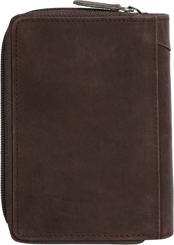 bruno banani Geldbörse Echt Leder Damen | Rindleder Brieftasche, Herren Geldbeutel, Herrenbörse mit