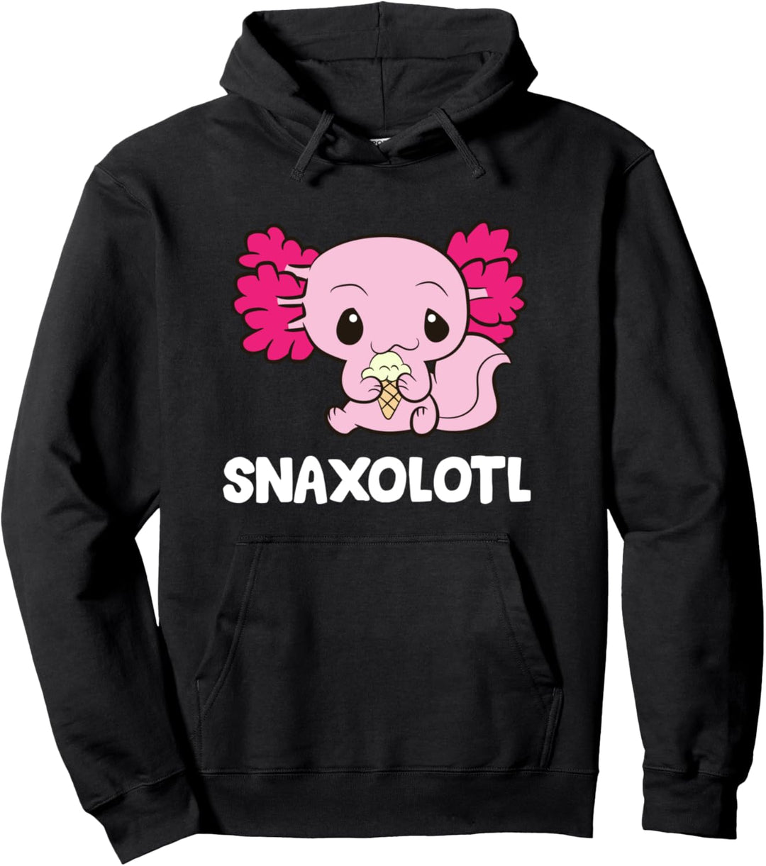 Axolotl Eiscreme Snaxolotl Pullover Hoodie