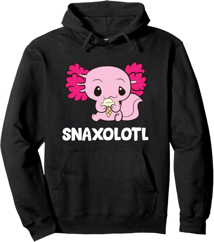 Axolotl Eiscreme Snaxolotl Pullover Hoodie