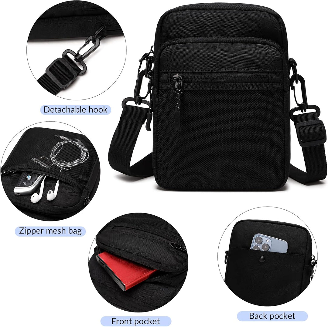 Lohol Klein Umhängetasche für Damen, Schultertasche Messenger Bag Sling Tasche Crossbody Tasche für