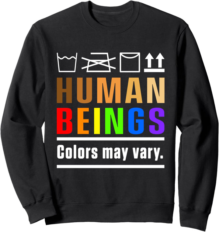 Menschen Die Farben Können Variieren Homosexuell Regenbogen Sweatshirt