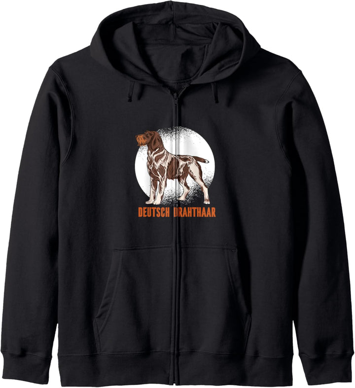 Deutsch Drahthaar Hund Kapuzenjacke