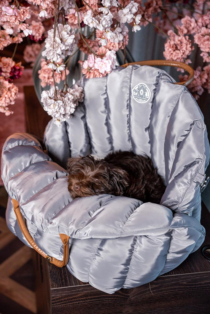 Flying Dog Baily Hundereisetasche Hundetasche mit Memory-Matratze, Autositz, Pet Seat, Stil und Gemü