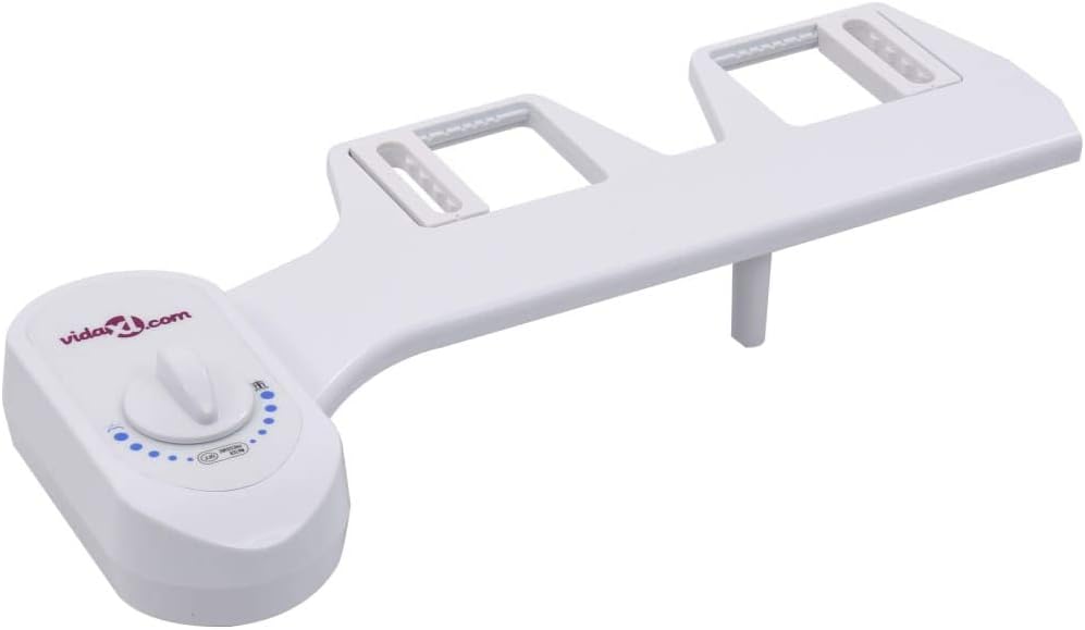 Tidyard Toilettensitz-Aufsatz Bidet-Aufsatz für Toilettensitz Einzeldüse,Bidet-Sprühgerät Mit selbst