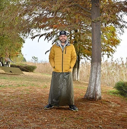 onewind Regenrock für Männer und Frauen Halber Poncho Wasserdicht Ultraleichte Nylon Regenhose Kilt