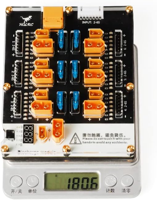 HGLRC Thor 6 Port Lipo Akku Balance Ladegerät Board Pro 40A XT60 XT30 Stecker 2-6S Integriert mit Li
