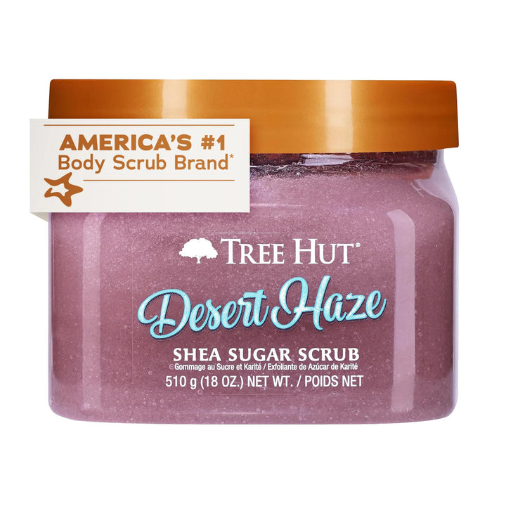 Tree Hut Desert Haze Shea Sugar Scrub, 510.3 g, Ultra Hydrating and Peeling Scrub for Nourishing Ess