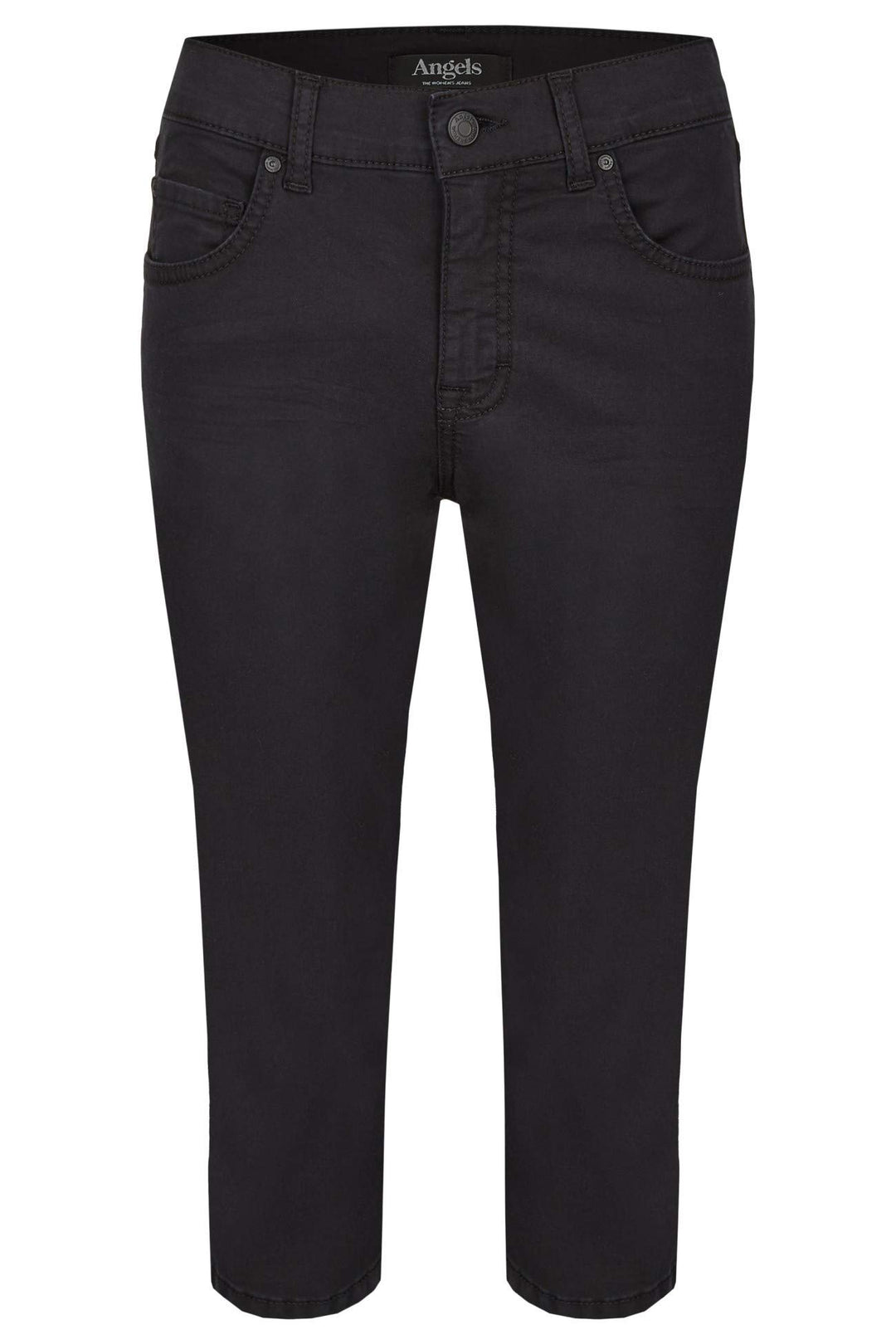 Angels Jeans, Anacapri, Capri, Leichte Ware, Tief Schwarz (W38)