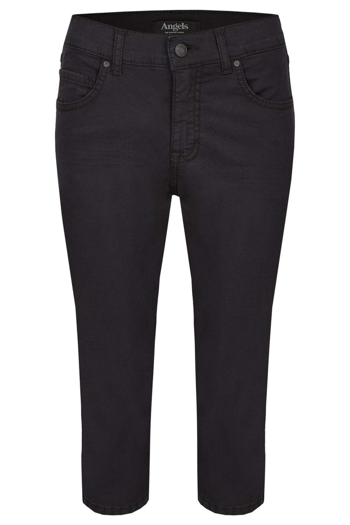 Angels Jeans, Anacapri, Capri, Leichte Ware, Tief Schwarz (W38)