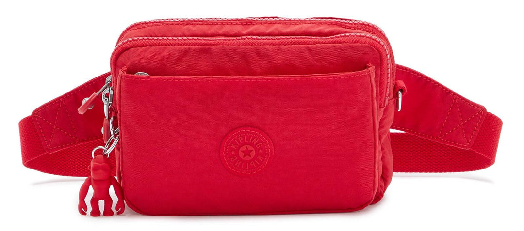 Kipling Damen Abanu Multi Crossbody, Red Rot, 19x13x8 cm (B x H T) EU Red Rouge, Red Rouge