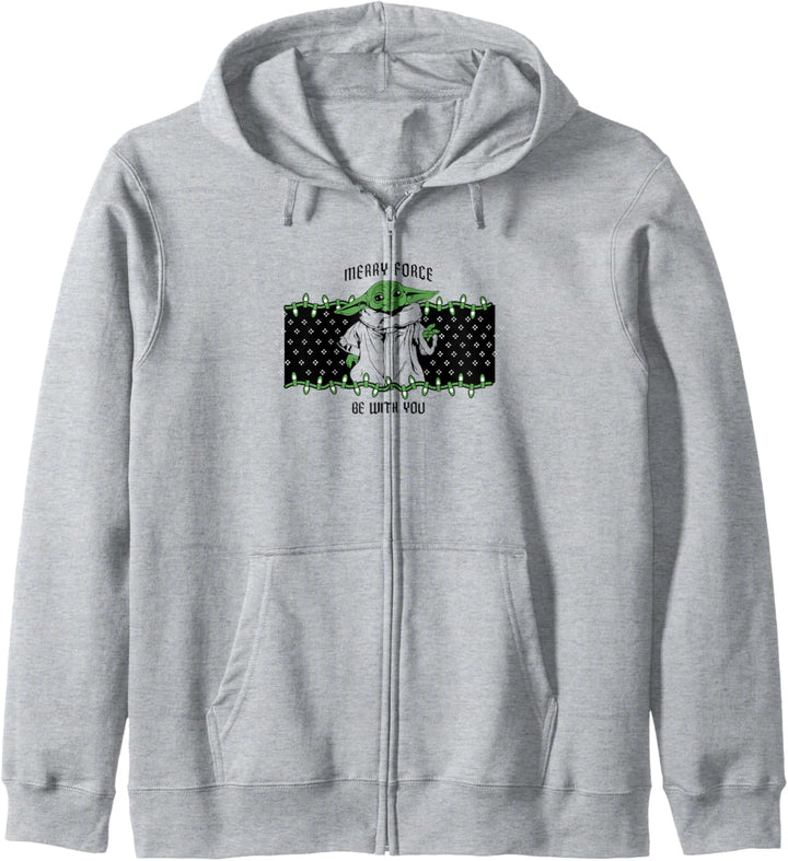 Star Wars: The Mandalorian Christmas Merry Force Be With You Kapuzenjacke