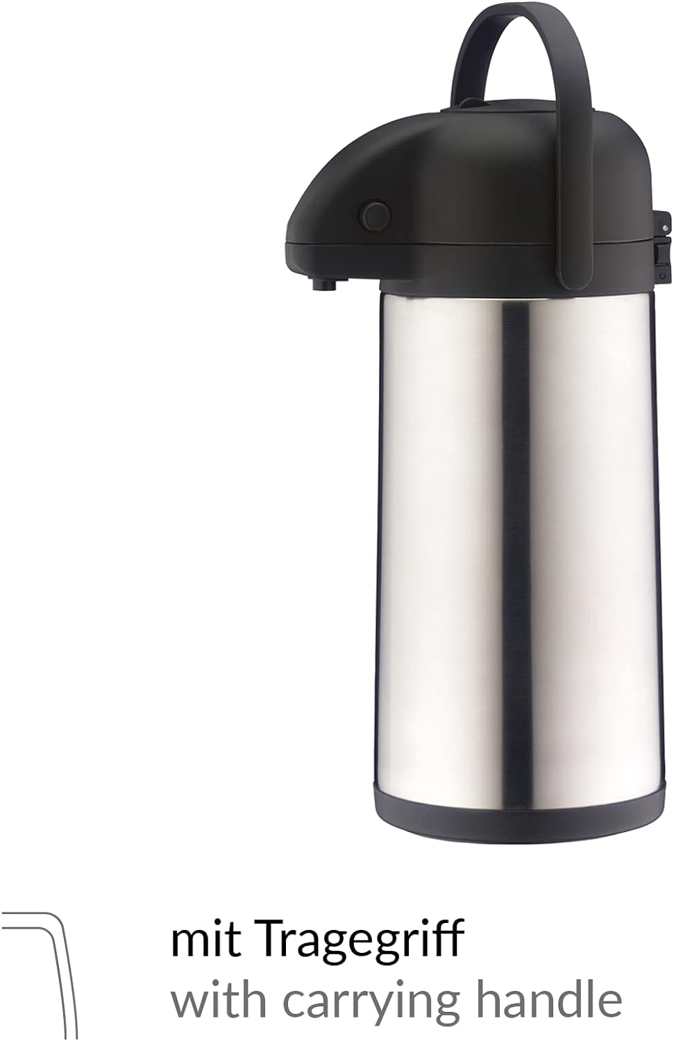alfi 0837205250 Pumpkanne TT Edelstahl mattiert 2,5 l