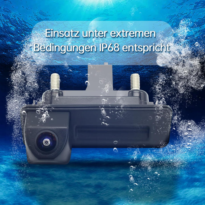 AHD 720P Auto Rückfahrkamera für Skoda Superb Yeti Fabia Octavia Audi A1, 170 Grad Fischaugen Objekt