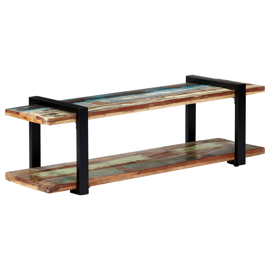 vidaXL TV Schrank mit Ablage Sideboard Lowboard Fernsehschrank Fernsehtisch Board HiFi Regal Tisch M