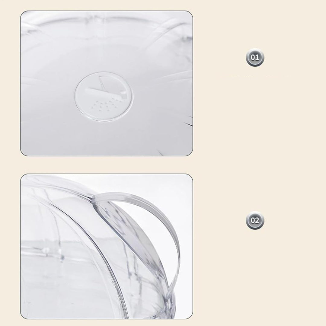 Schutzhülle für Mikrowelle, Heizdeckel für Ofen, wasserdicht, Spritzschutz, zum Dampfgaren und Aufwä