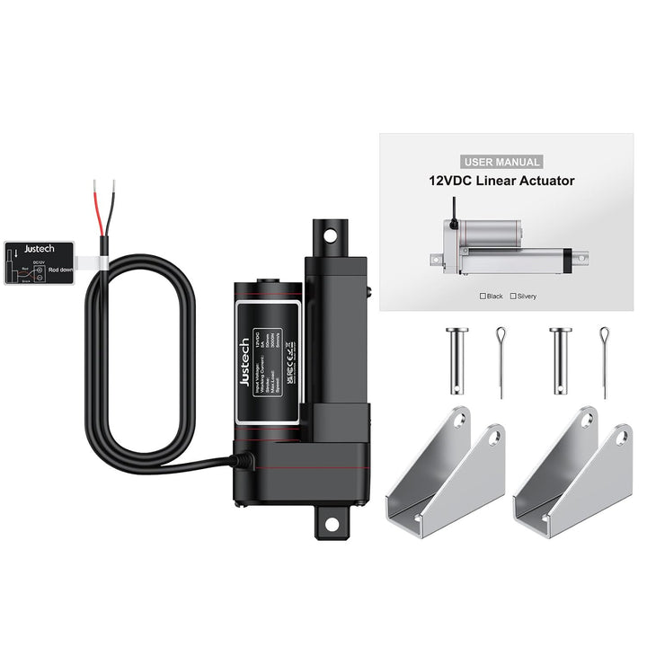 Justech Linear Actuator 50mm Linearantrieb 3000N/660LBS IP65 5mm/s Motor Lineartechnik Aktuatoren Li