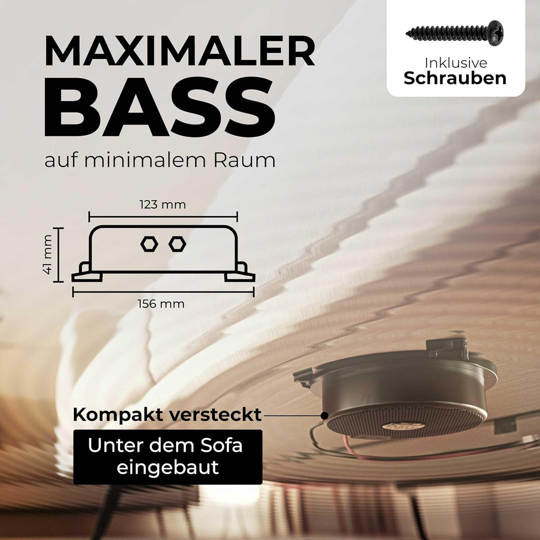 Sinuslive BassPump III 4 Ohm Körperschallwandler, 4 Ohm