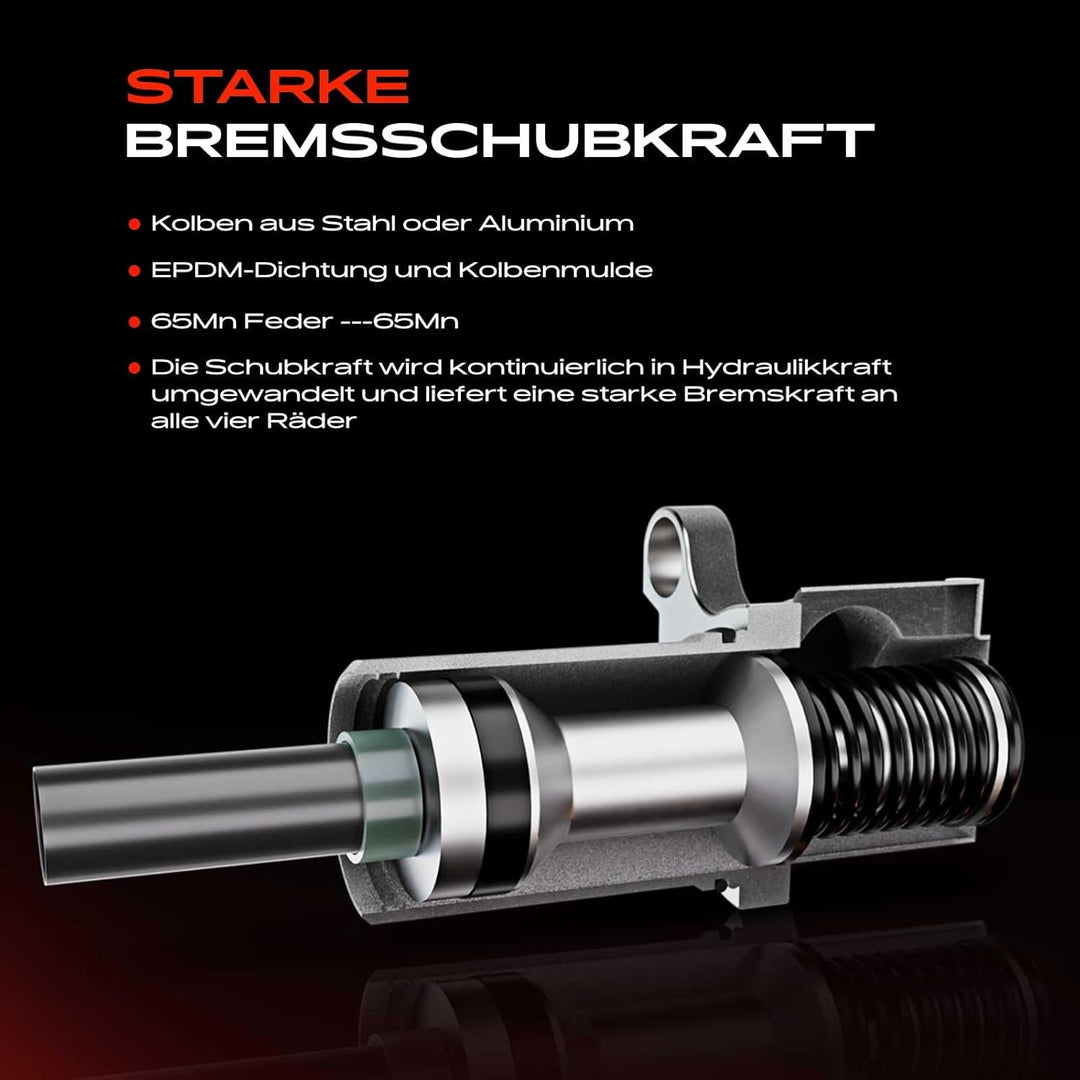 Frankberg Hauptbremszylinder Kompatibel mit MX-5 I NA 1.6L-1.8L Benzin 1990-1998 Replace# M390034