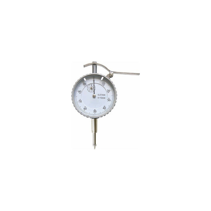 CNC QUALITÄT Messuhr mit Hebel - 10 mm Messbereich - Ablesung 0,01 mm - Metallgehäuse