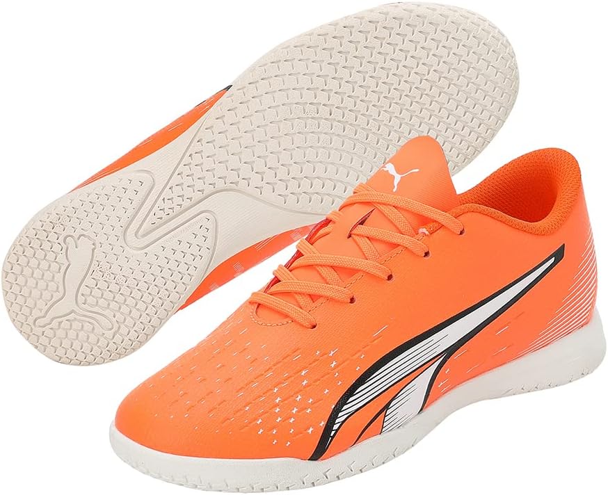 PUMA Fussballschuhe Ultra Play IT JR Kinder Teenager Hallenschuh 107780 01 Pink 28 EU Ultra Orange P