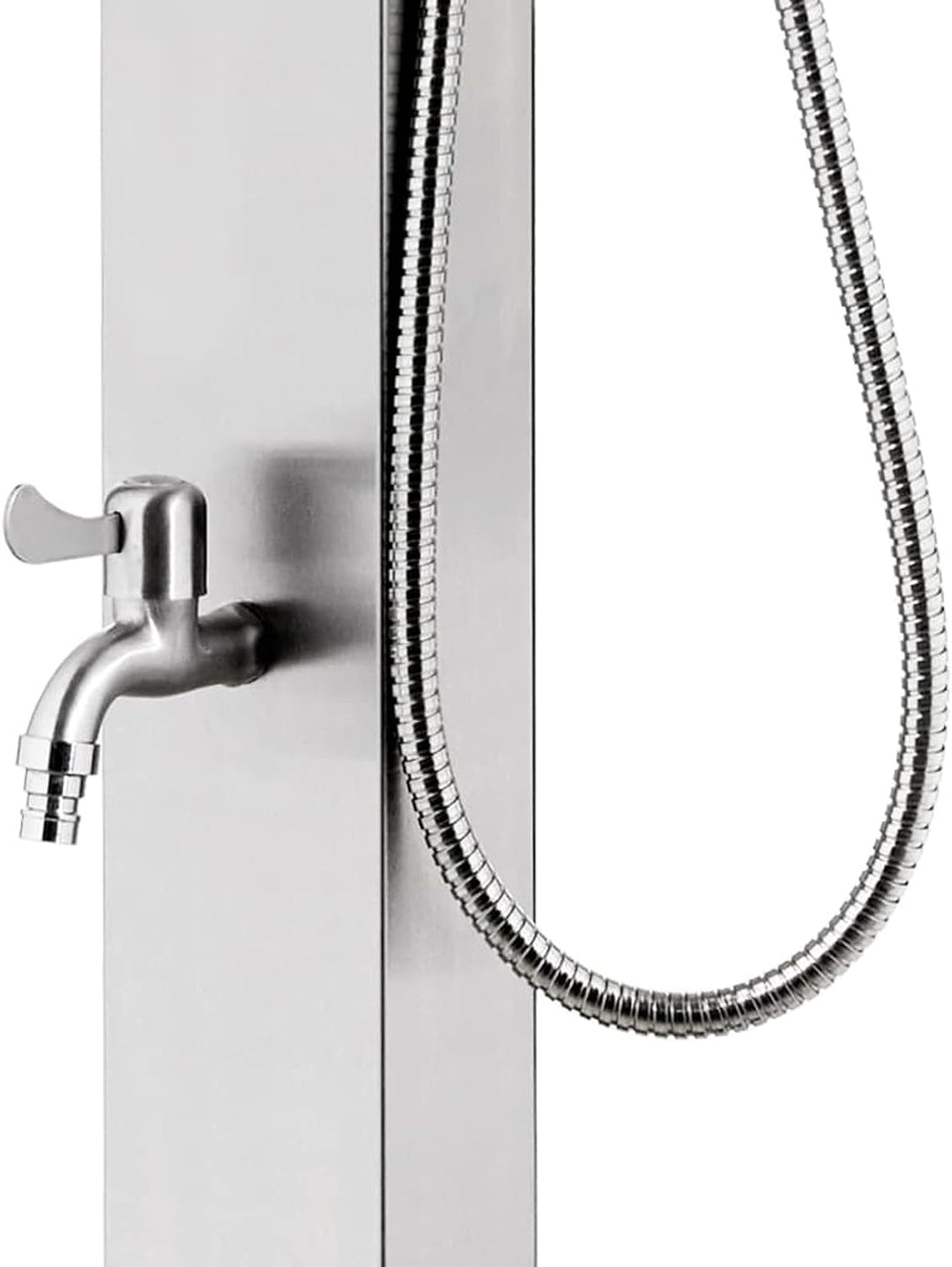 Gecheer Gartendusche ABS-Knopf Pooldusche Campingdusche Aussendusche Camping Pool Aussen Dusche Rege