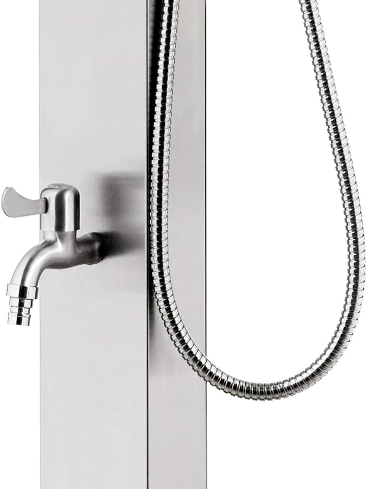 Gecheer Gartendusche ABS-Knopf Pooldusche Campingdusche Aussendusche Camping Pool Aussen Dusche Rege
