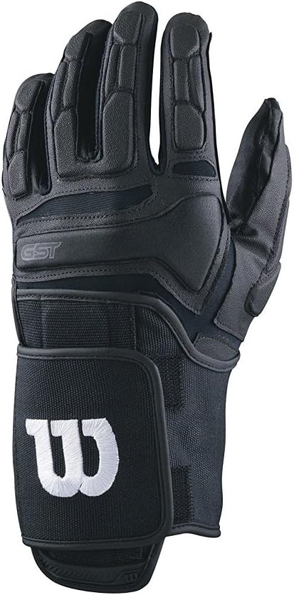 Wilson GST Trench American Football Lineman Handschuhe - Schwarz Schwarz M, Schwarz M